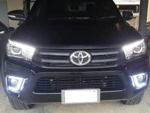 ไฟ led daylight TOYOTA Hilux Revo ตรงรุ่น ไฟ led 2สี เป็นสีขาว ไฟเลี้ยวเป็นสีส้ม DAYLIGHT-REVO