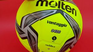 MOLTEN F5V-3400-G Bola Sepak Original Size 5 Bahan Soft Press Premium Kualitas Import Anti Air