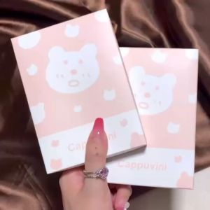 3ชิ้น/SET Cappuvini Lipstick - ขายดี บับเบิลแบร์ กระจกน้ํา ชานม สีชา ลิปสติก ลิปกลอส เคลือบริมฝีปาก สีนู้ด - CP122