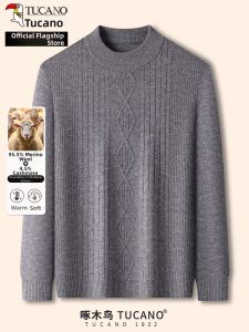 TUCANO | Autumn Winter Warm Half-Neck Wool Knit Sweater