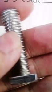 1/2/5/10/20Pcs GB35 M4 M5 M6 M8 M10 M12 304 Stainless Steel Flat Square Foursquare Quadrate Shape Type Head Machine Screw Bolt
