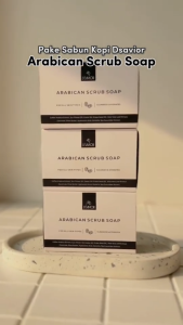 Dsavior Arabican Scrub Soap -  80gr | Sabun Non SLS untuk Bekas Luka Jerawat & Kulit Kering | Dsavior Coffe Soap