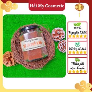 [Hủ PET] Bột Cà Phê Rang Nguyên Chất 100% - Bột thiên nhiên handmade - Hải My Cosmetic