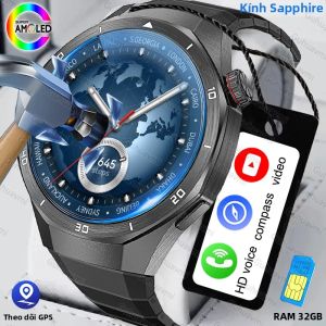 Đồng Hồ Thông Minh Huawei GT5 Pro 32GB Bộ Nhớ Lớn Định Vị GPS Video HD Gọi Bluetooth Màn Hình Sapphire Theo Dõi Sức Khỏe & Giấc Ngủ Dành Cho Nam Và Nữ