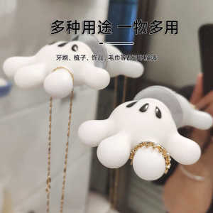 Adorable Palm Shaped Toothbrush Holder Key Storage Bathroom Towel Hook Sticky Wall Mount No Nail Multi Functional Door Back Rack