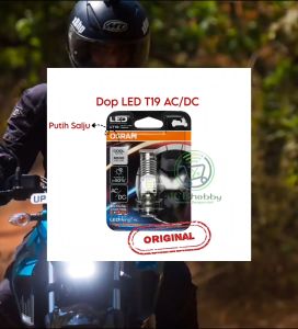 Dop depan bebek matic LED T19 original OSRAM AC DC