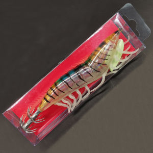 Mồi Câu Tôm Giả 3D Lai Mồi Câu Mực Huỳnh Quang Dành Cho Câu Cá Nước Ngọt & Nước Mặn Biển Hồ Đá - Dụng Cụ Câu Cá Phát Sáng