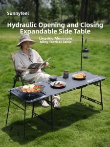 SUNNY FEEL | Camp Dining Multifunctional Hydraulic Folding Table
