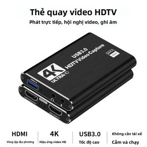 Thẻ Ghi Video HDMI 4K 1080P 60FPS Dành Cho Hội Nghị Video Phát Trực Tiếp Chơi Game Hoạt Động Với Nintendo Switch PS4