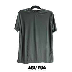 (TEBAL)KAOS MOTIF SIMPEL ATASAN PRIA WANITA COTTON POLY M L XL XXL