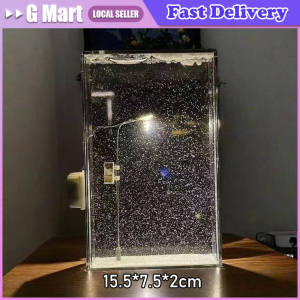 Snowy Night Street Lamps Handmade Snow Night Light Material Kit Street Lamps Light-Up Kit Christmas Night Lights Decorations Handmade Snow Scene Night Light Christmas Light-Up Kit Snowy Night Light Toys Arts And Crafts Decor for Kids Adults