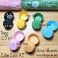 [Isi1000] Cake Case 9.5 GLASSINE HITAM & WARNA WARNI / Kertas Alas Pie Hitam Biru Hijau Kuning Pink Merah Muda Orange 9,5 / Kertas Cup Cake Glassine Hitam 9.5" / Cupcake Case Glassine Hitam 95 mm / Kertas Alas Anti Minyak 9.5. 