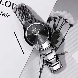 OPK 8105 Diamond Quartz Mens Watch Fashion Waterproof Date Stainless Steel Business Watch Minimalist Casual Brand Mens Watch