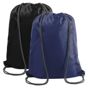 กระเป๋าเป้สะพายหลัง Drawstring โพลีเอสเตอร์น้ําหนักเบาทนทาน - กระเป๋าว่ายน้ําสําหรับเดินทางกีฬาอเนกประสงค์สําหรับผู้ชายผู้หญิงเด็ก