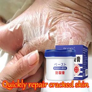 Hand Foot Anti-cracking Cream Anti-Drying Crack Foot Cream Heel Cracked Repair Cream Removal Dead Skin Hand Feet Care Peeling Whitening Can Use for Rough Dry and Cracked Chapped Feet Heel Exfoliating Foot Mask 50g