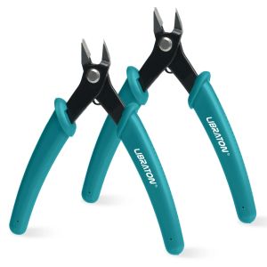 LIBRATON เครื่องตัดลวดไมโคร Precision Electronics Flush Cutter และคีมตัดด้านข้าง Clean Cut สําหรับชุดโมเดลเครื่องประดับ