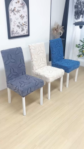 【PH STOCK&COD】 1pc Chair Cover NEW DESIGN Textiles Printed Color Stretchable Washable Chair Cover Kitchen Home Dining Chair