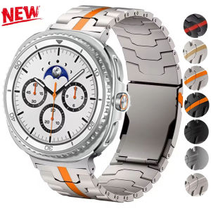 Luxury Stainless Steel Band For Samsung Galaxy Watch 8 Classic 46mm Men Strap for Galaxy Watch 8 40mm 44mm Bracelet Accessories