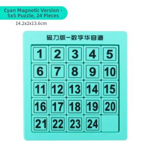 Magnetic Sliding Puzzle for Mathematical and Logical Thinking Enhancement