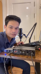 Soundcard 24bit/192kHz E22 thu âm karaoke phát trực tuyến livestream