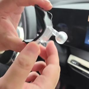 For BMW IX 2026 2025 2024 2023 2022 Car Center Console AC Vents Phone Holder Magnetic Wireless Charger Stand Trim Accessories