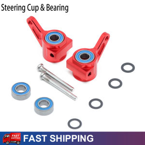 Aluminum Steering Knuckles #3736 for 1/10 Traxxas Slash Stampede Rustler Bandit Bigfoot 2WD Ford F-150 Raptor RC Car Upgrade