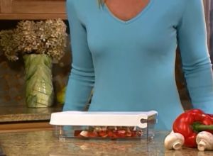 Vegetable chopper เครื่องบดสับผักผลไม้วัตถุดิบ เครื่องสับผลไม้ 1 ชิ้น