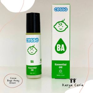 Cessa Bugs Away - Essential Oil Menjaga Bayi dati Gigitan Nyamuk Warna Hijau