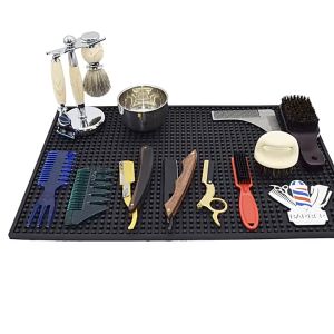 Thảm lót cao su để đồ nghề tóc BARBER