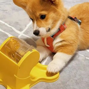 Pet Intelligence Slow Feeder Toy Automatic Roller Feeder Home Training Device Fun Decomposition Resistance for Cats