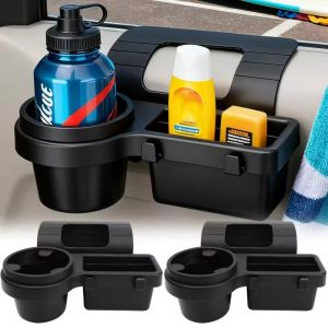 Khay giữ cốc Ô Tô Giá đỡ điện thoại tổ chức nội thất ô tô lưu trữ khay cửa sổ túi giá đa chức năng chai nước Phụ kiện