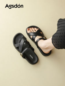 Agsdon | Soft Bottom Sandal-Style Slippers for Summer Outdoor Wear Pregnant Women Comfortable