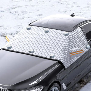 Car Snow Cover Extra Large Windshield Side Window Protector Covers For Snow Ice Sun Shade Dust Frost Freezing Accessories