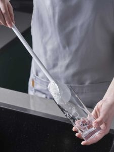 Detachable Silicone Cup Brush Long Handle Insulated Mug Bottle Cleaning Brush for Water Cups And Milk Bottles Household Tools