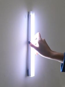 【MIGO OS】Induction Lamp Motion Sensor Light USB Rechargeable Wireless Body  Decorative Lamp Wireless Charging Lampu Sensor PelbagaiGuna HL8003