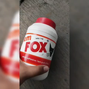 LEM PUTIH BOTOL 1KG FOX SUPER KAYU PVA LEM FOX KAYU 1 KG