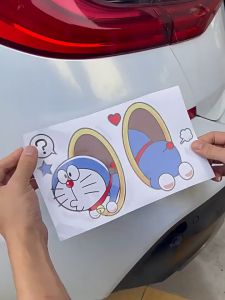 (พร้อมส่ง จากไทย) !! สติกเกอร์แมวน่ารัก กันน้ํา ลายแมวตลก สติ๊กเกอร์ติดรถ สติ๊กเกอร์ตกแต่ง สติ๊กเกอร์ปิดรอยขีดข่วน