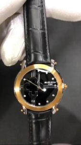 Marie Claire Women Leather Strap Watch Black MCPFR1415-01D