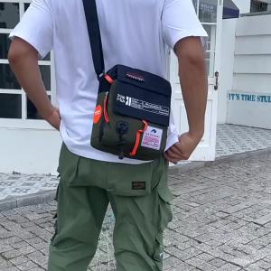 Haoshuai New Mens Crossbody Bag Shoulder Bag Sports and Leisure Online Store Supply Factory Direct Sales  Dropshipping