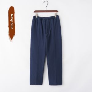 Winter Cotton Pants for Elderly Men Casual Thin Loose Chinese Style Grandpa Winter Clothes Warm Long Pants Pure Cotton