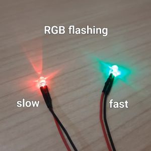 3mm Light Emitting Diode (LED) with wire/ LED Indicator light 5V – 12V DC