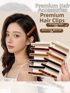 PINK EMPRESS | Caramel Color Stylish Side-bang Fringe Clip