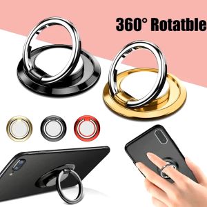 BARU!! iRing COLOUR UNIVERSAL LUXURY Holder Stainless Steel iRON Anti Slip Transparent i Ring 360 Derajat Rotasi/Multi-Function/Angle Adjust To Best View For Daily Using/Vertical Roating Phone/Penyanggah/Berdiri Tidur Besi Polos