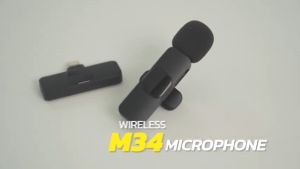 🚀ส่งเร็ว🚀 NUBWO M34 WIRELESS MICROPHONE LIVE ไมค์ไร้สาย ไมค์ลอย ไลฟ์สด ติดอกต่อมือถือ