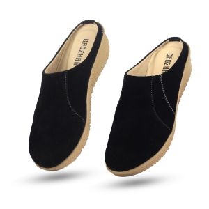 [FREE MASKER] Gaozhan Sandal Bustong Wanita Terbaru GOH 018 Hitam Sentra Grosir Bandung