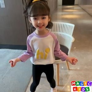Kids Winter Autumn Girls Skinny Pants Casual Thick Cotton Leggings Striped Design for Girls 3-10 Years old