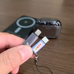 Vibox 480mbps Converter: Adapter OTG Lightning ke Type C