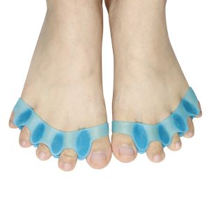 2Pcs/Pair Gel Toe Separator Toe Spacer for Men and Women Bunions Corrector Correct Restore Toes to Their Original Shape