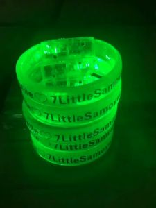 Gelang LED Acrylic Wristband Bracelet Akrilik | Gelang Glow Light in the Dark | Gelang Nyala Gelap Aksesoris Konser Pesta Ulang Tahun | Gelang Mainan LED Anak Nyala RGB Kelap Kelip Warna Warni