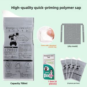 Portable Emergency Urinal Bags for Women And Children Disposable Standing Urination Device for Long Distance Camping Car Travel